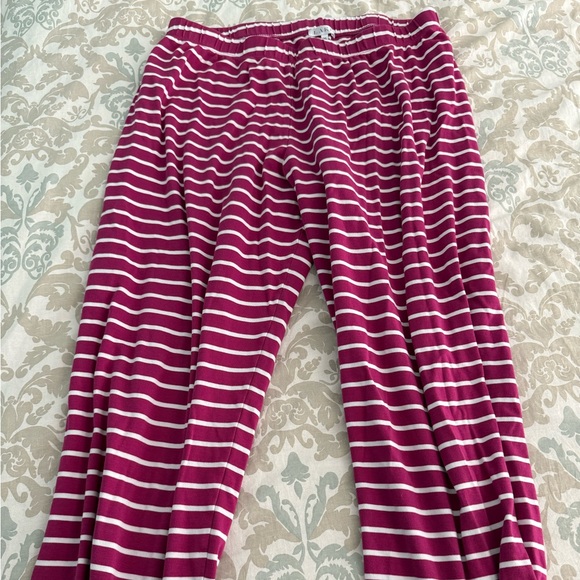 LAKE Pima Crew Short-Long Set in Dahlia Anchor Stripe - Picture 5 of 11